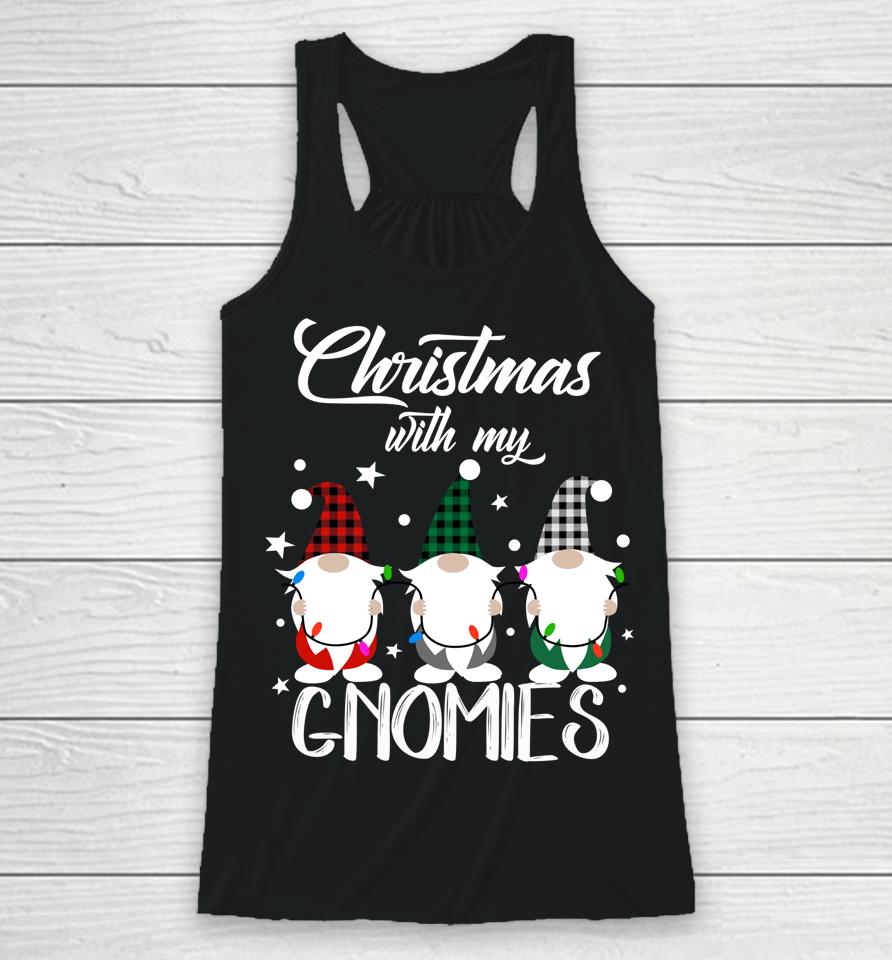 Gnome Family Christmas Racerback Tank