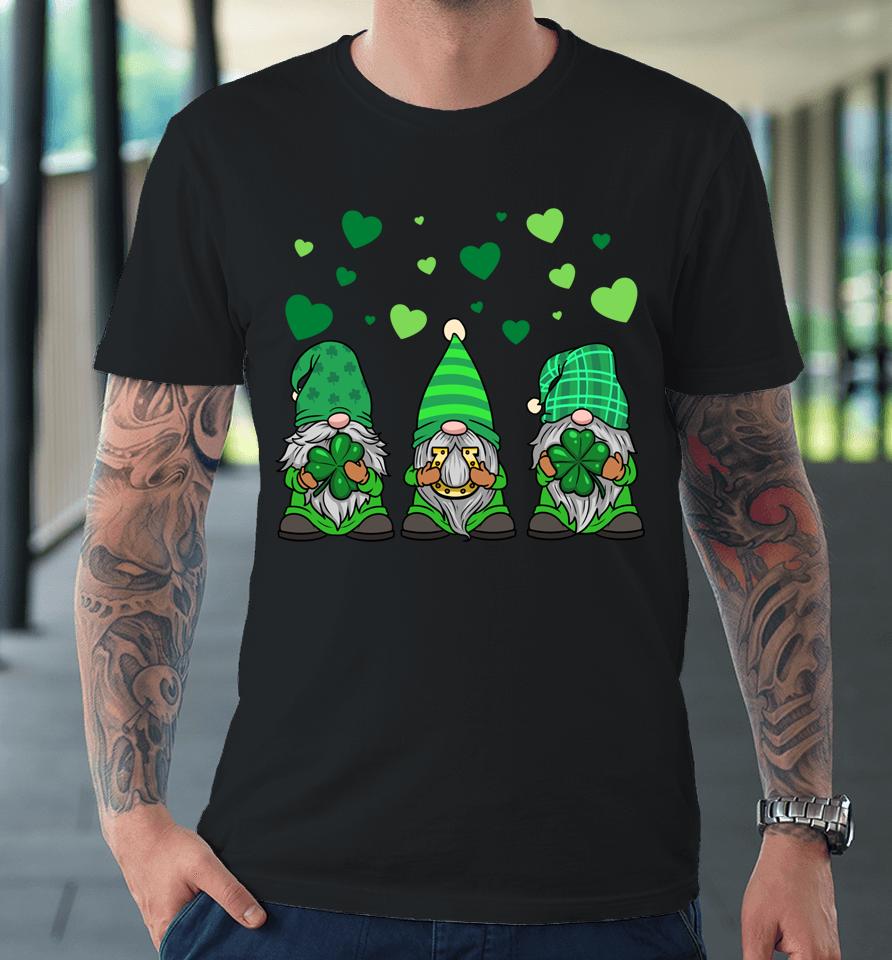 Gnome Leprechaun Green Gnomes Tomte St Patrick's Day Premium T-Shirt