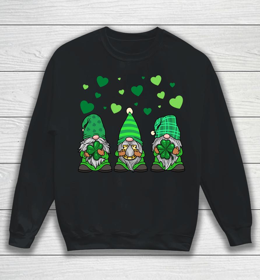 Gnome Leprechaun Green Gnomes Tomte St Patrick's Day Sweatshirt