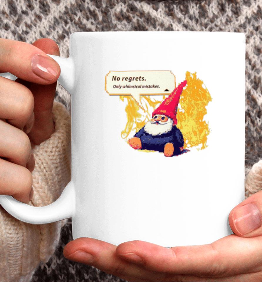 Gnome No Regrets Only Whimsical Mistakes Coffee Mug