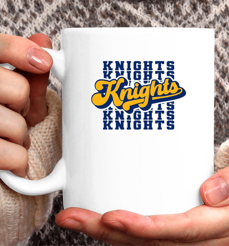 Go Knights - Cute 70'S Retro Gameday Spirit Cheerer Coffee Mug
