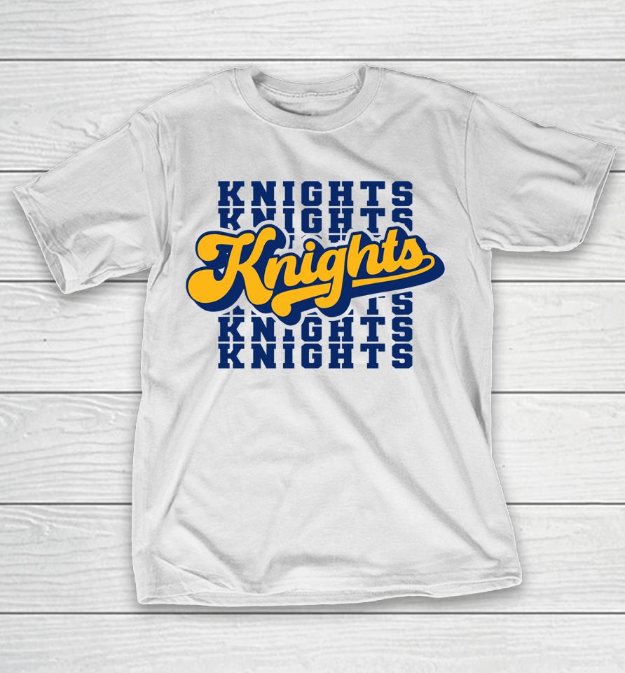 Go Knights - Cute 70'S Retro Gameday Spirit Cheerer T-Shirt