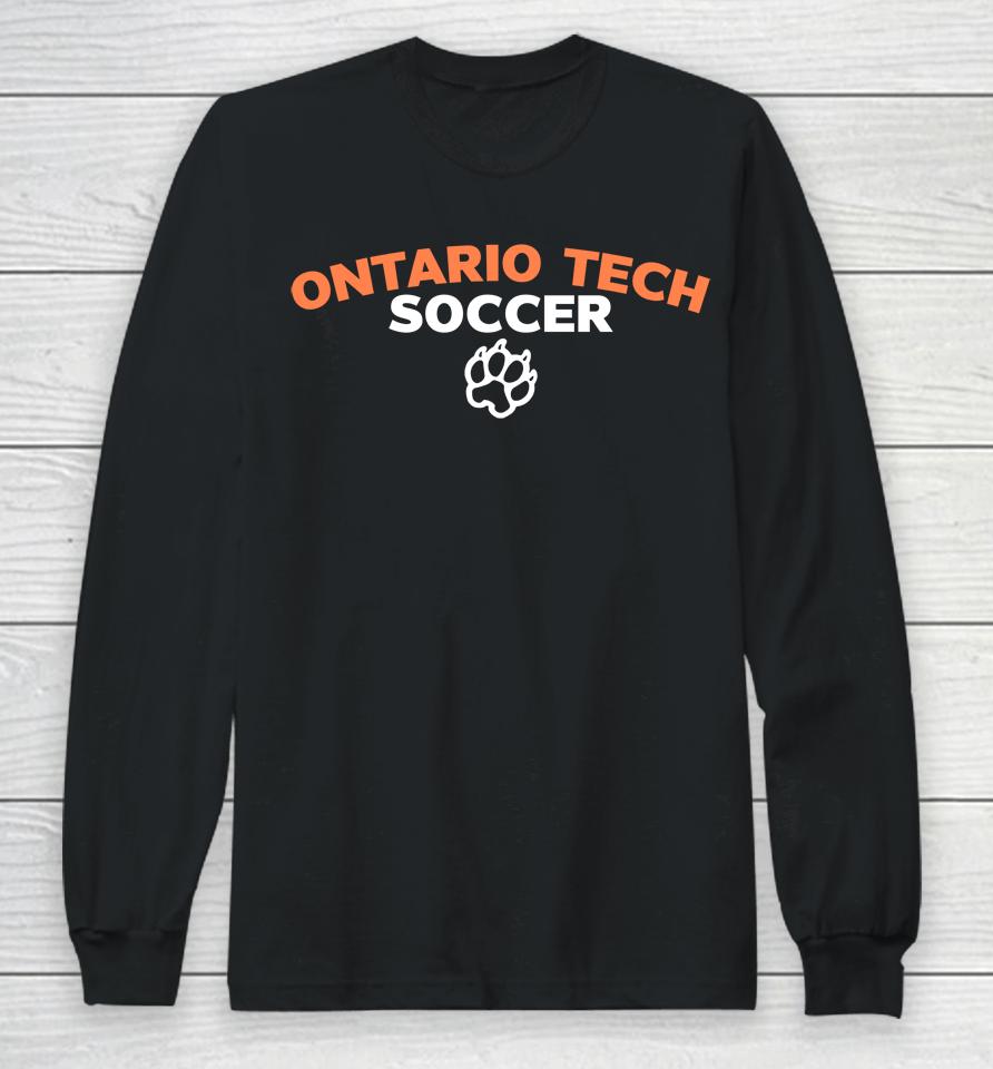 Go Ridgebacks Shop Ontario Tech Soccer Long Sleeve T-Shirt