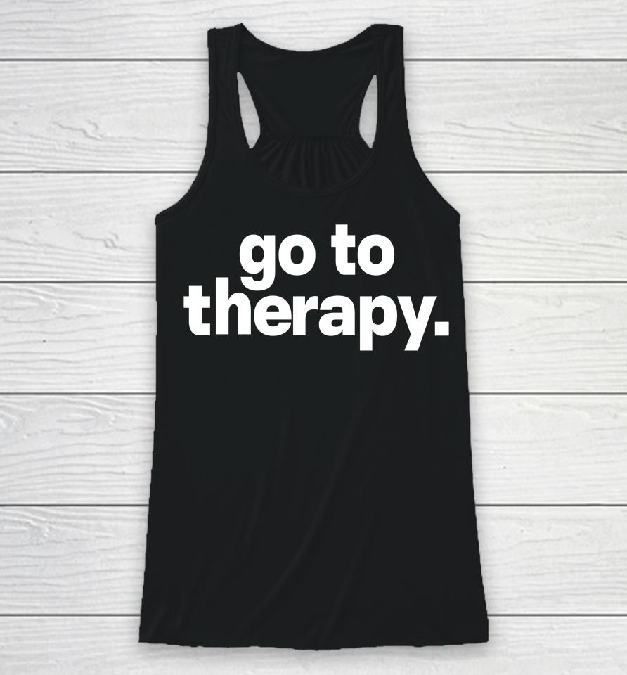 Go To Therapy Racerback Tank