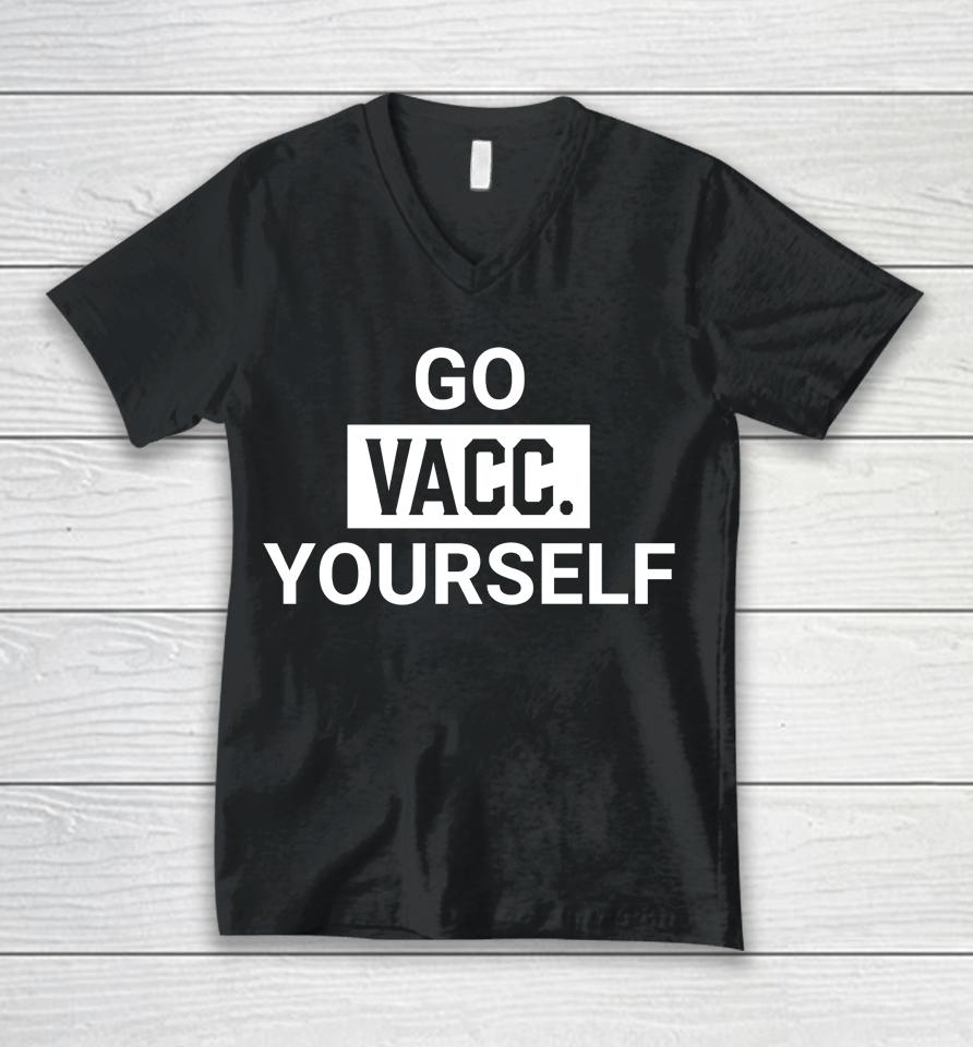 Go Vacc Yourself Unisex V-Neck T-Shirt