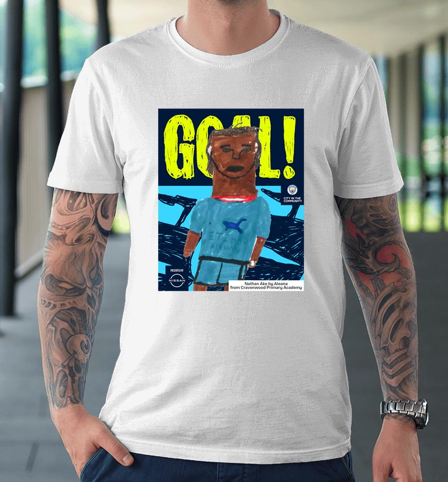 Goal Nathan Ake By Aleana From Cravenwood Primary Academy Premium T-Shirt