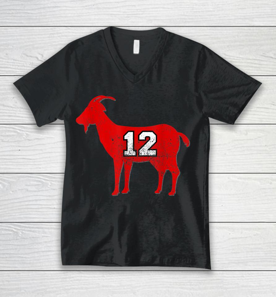 Goat 12 Vintage Unisex V-Neck T-Shirt