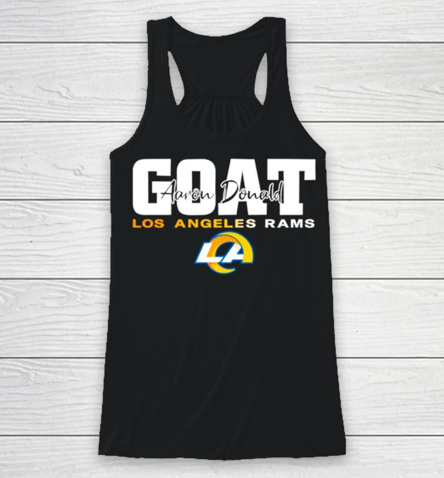 Goat Aaron Donald Los Angeles Rams Racerback Tank