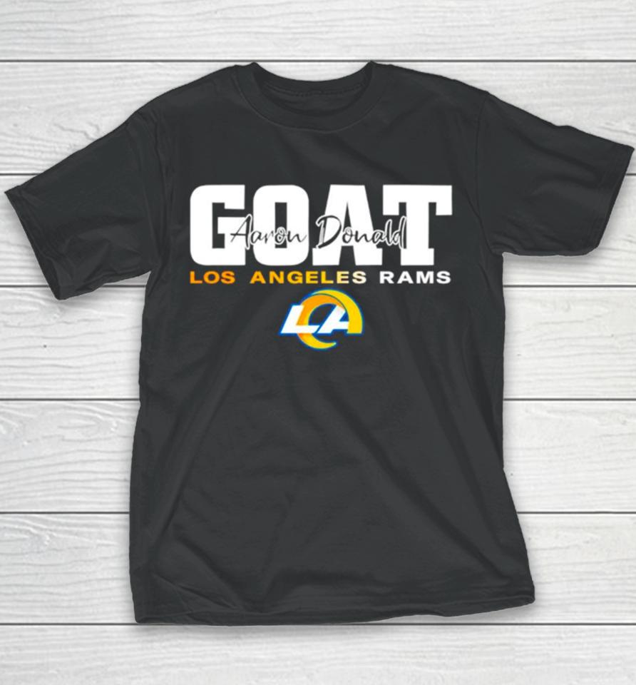 Goat Aaron Donald Los Angeles Rams Youth T-Shirt