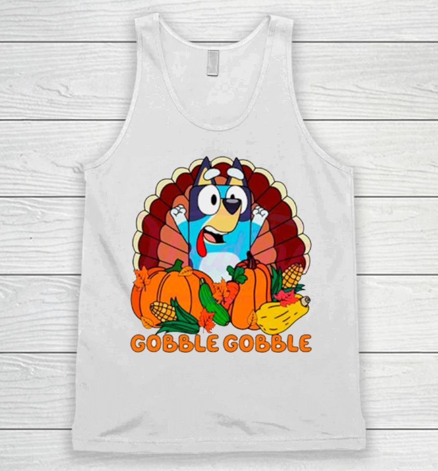Gobble Gobble Bluey Thanksgiving Unisex Tank Top