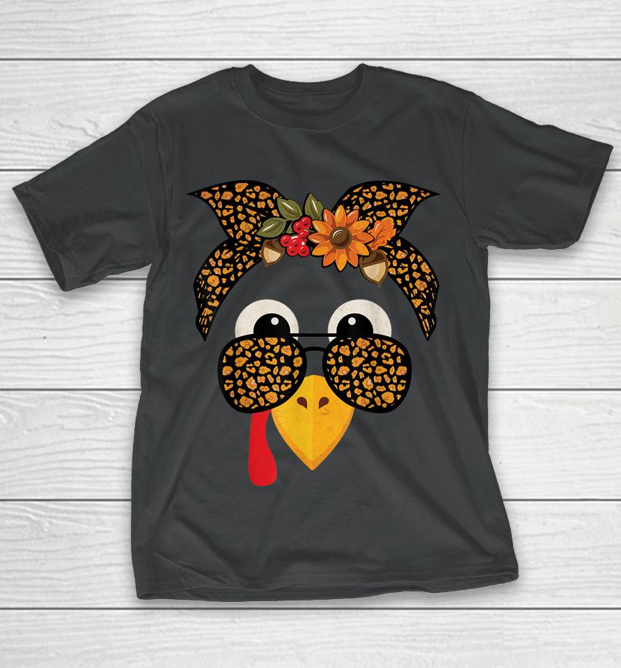 Gobble Turkey Face T-Shirt