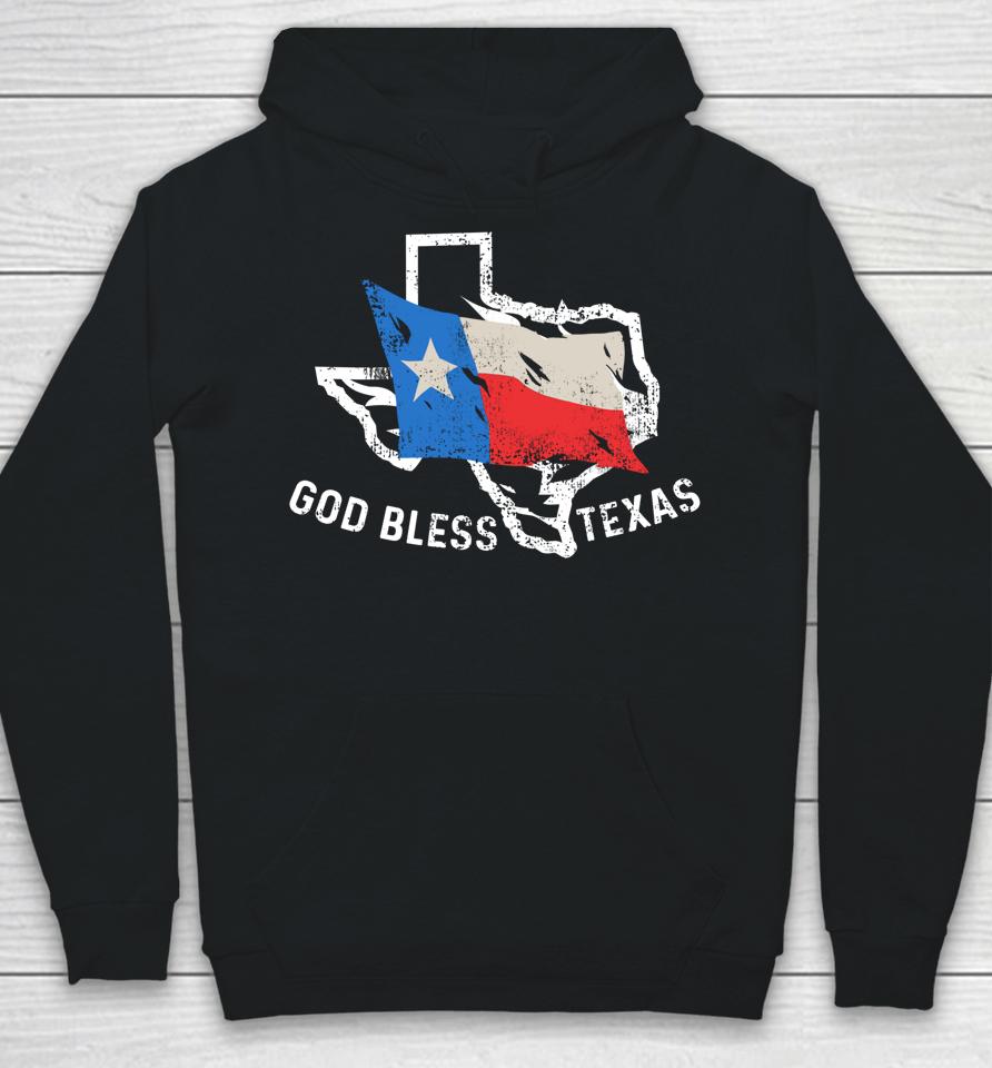 God Bless Texas Tx Home Christian Texan Hoodie