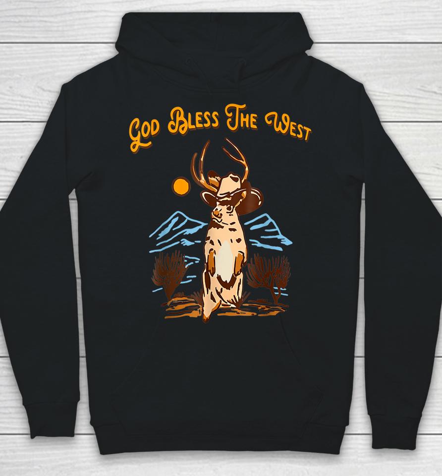 God Bless The Vintage West Cowboy Music Country Southern Hoodie