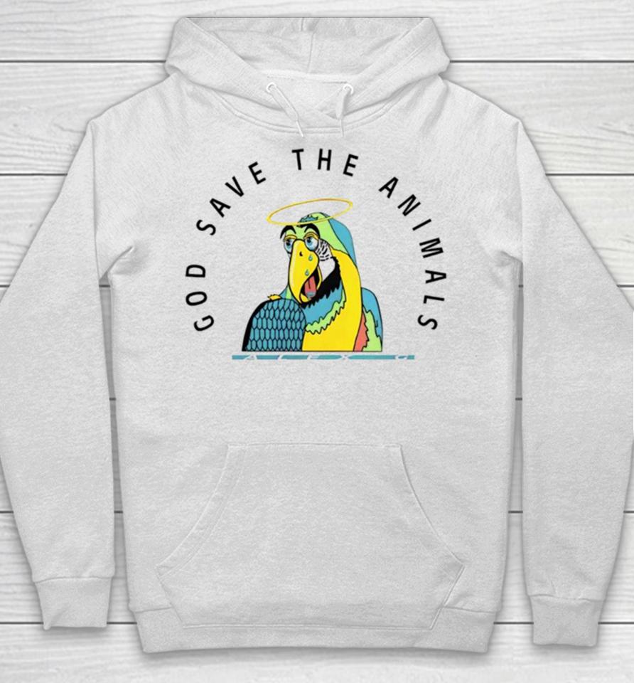God Save The Animals Parrot Hoodie