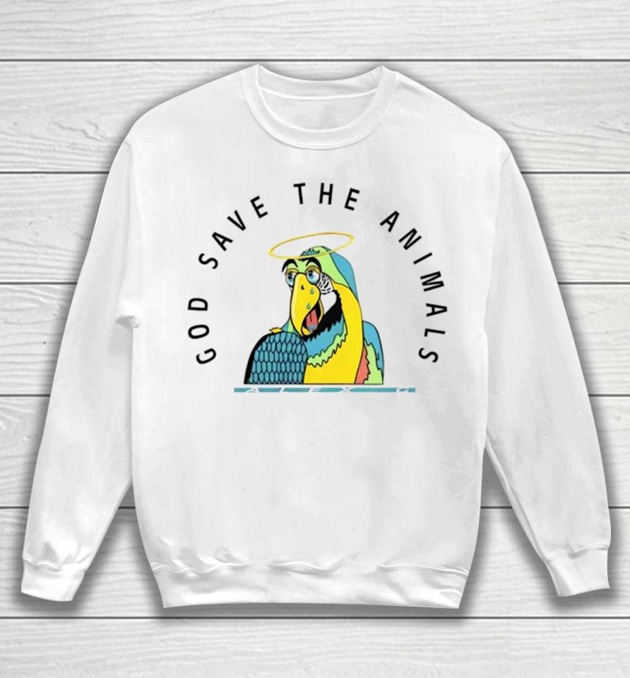 God Save The Animals Parrot Sweatshirt
