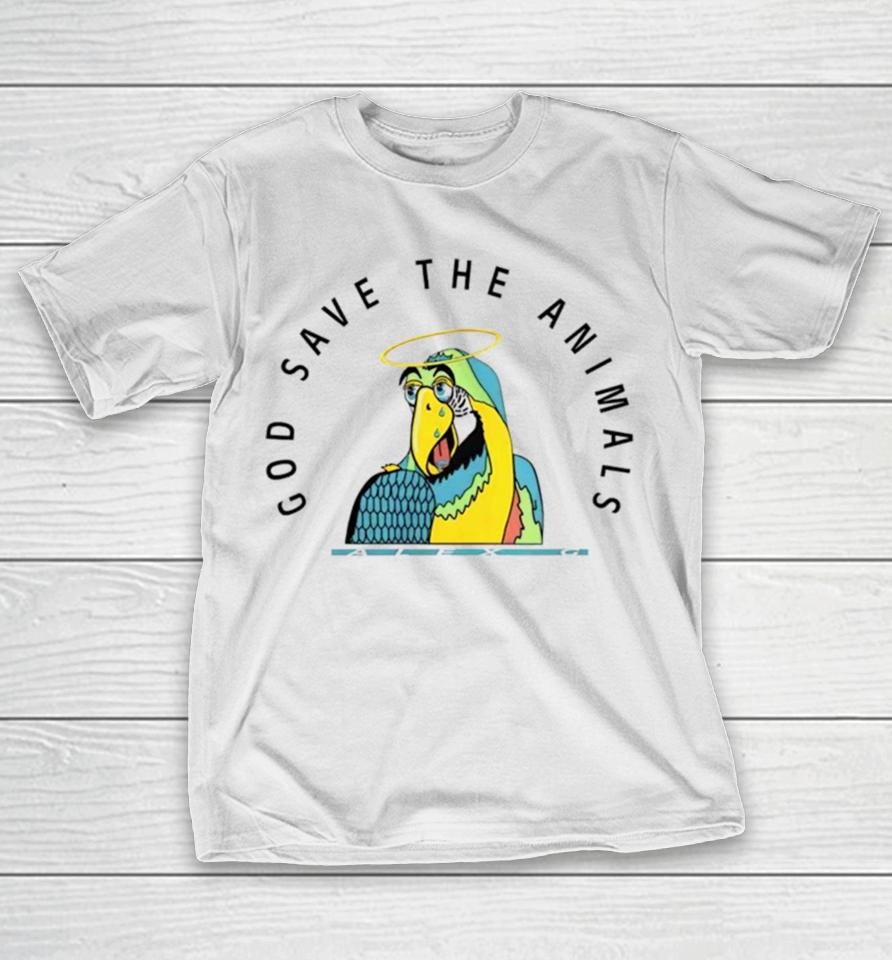God Save The Animals Parrot T-Shirt