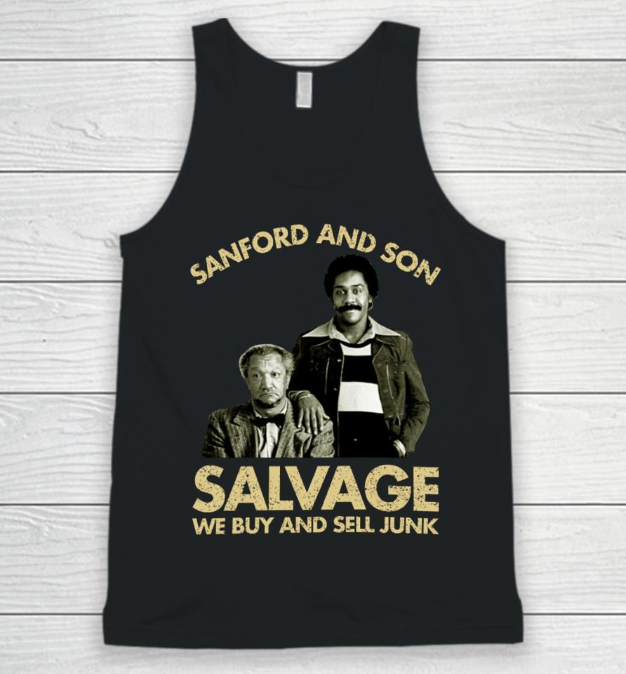 Godfrey Wearing Sanford And Son Salvage We Buy Sell Junk Unisex Tank Top