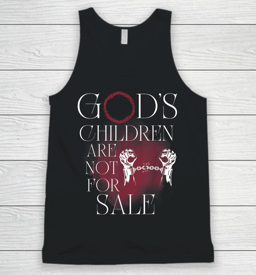 God's Children Are Not For Sale Jesus Christ Christian Unisex Tank Top