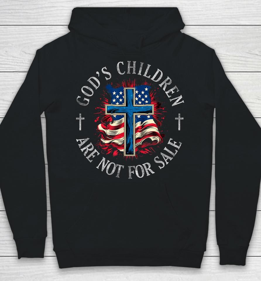 God's Children Are Not For Sale Shirt Cross Christian Hoodie