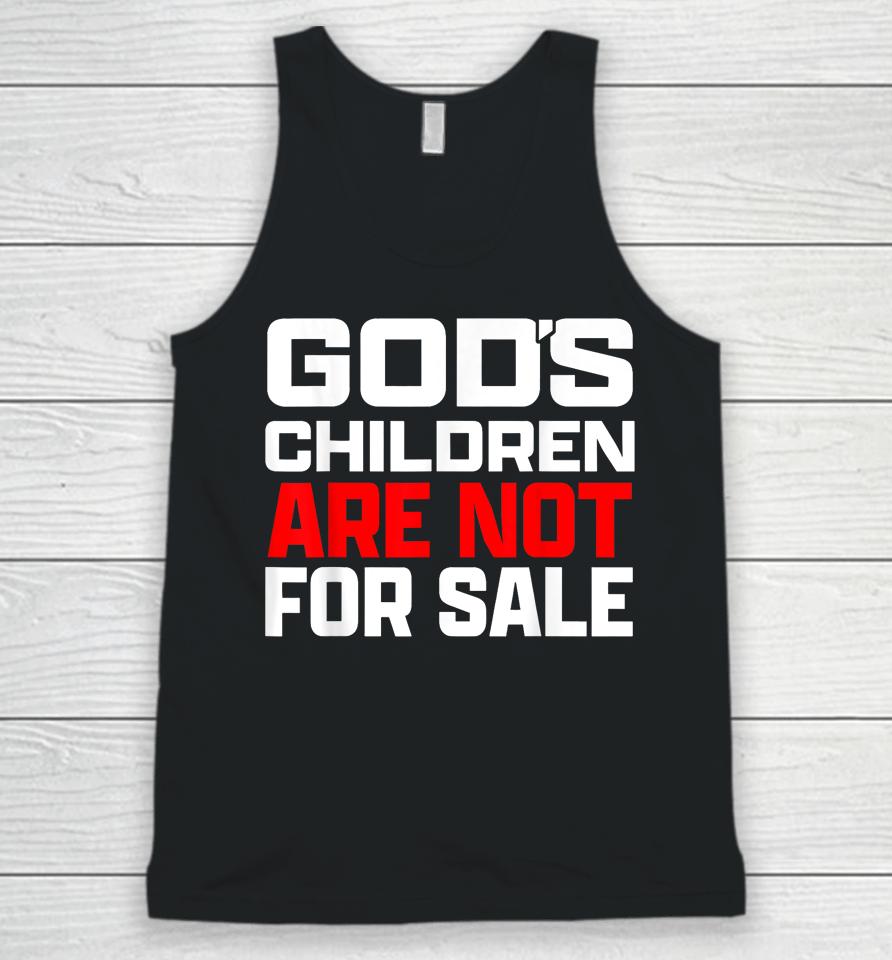 God's Children Are Not For Sale Unisex Tank Top