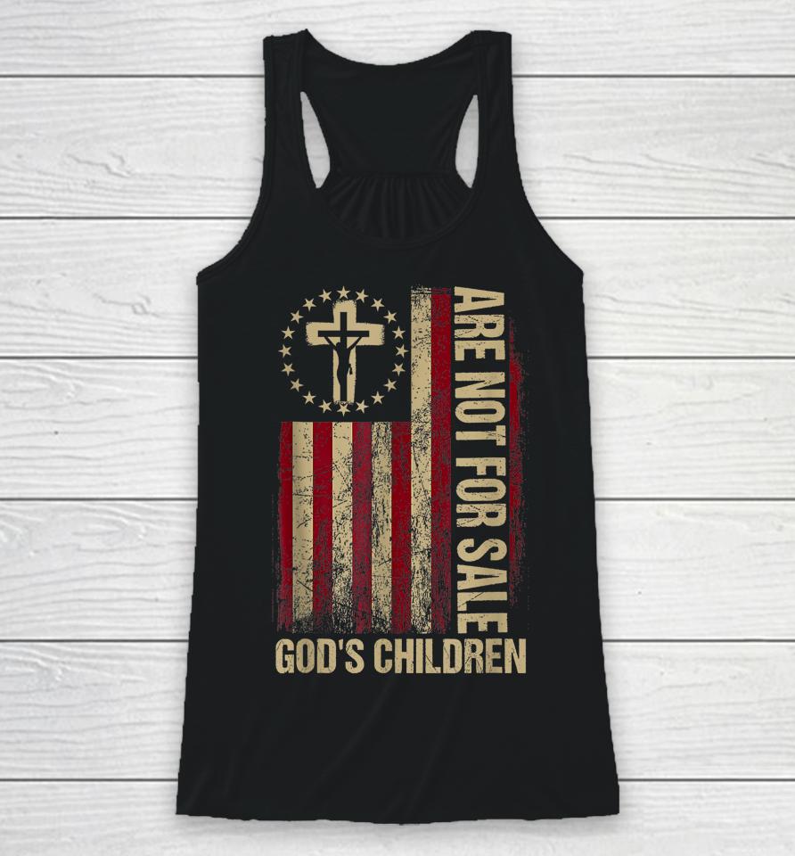 God's Children Are Not For Sale Vintage God's Children Usa Racerback Tank