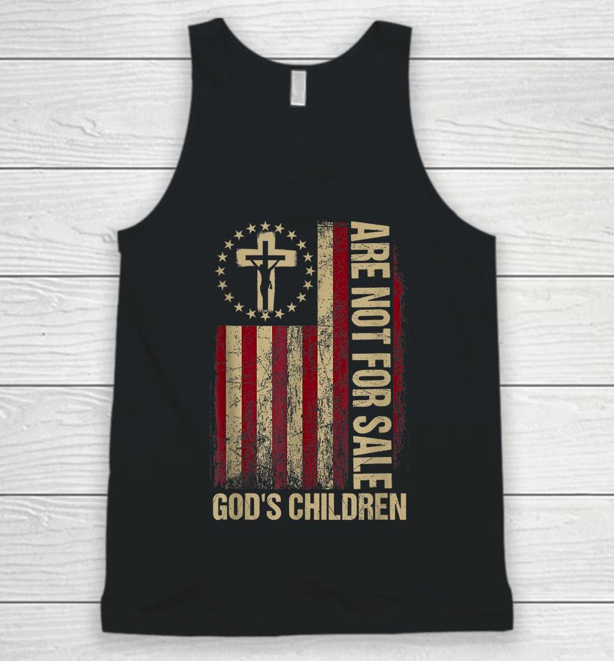 God's Children Are Not For Sale Vintage God's Children Usa Unisex Tank Top