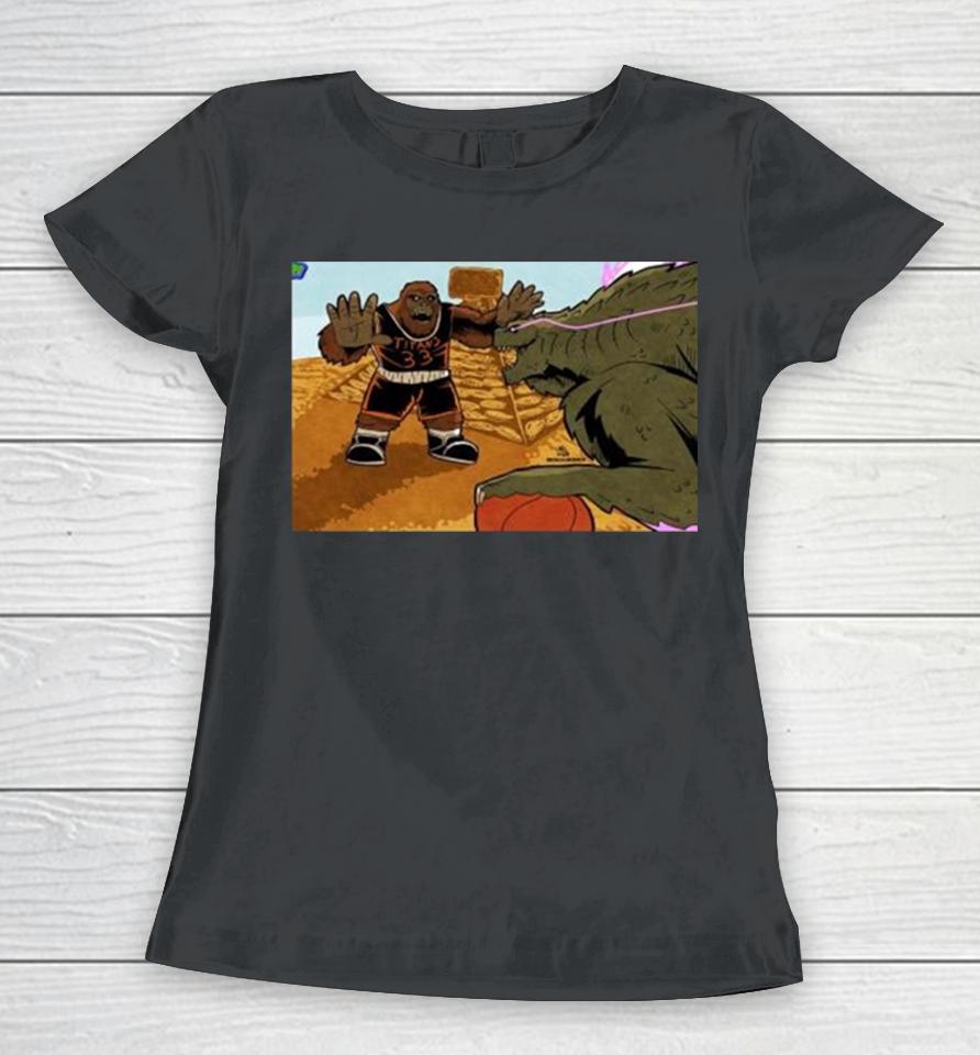 Godzilla Head To Head Kong Women T-Shirt