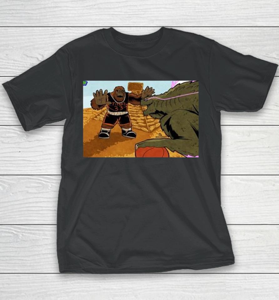 Godzilla Head To Head Kong Youth T-Shirt