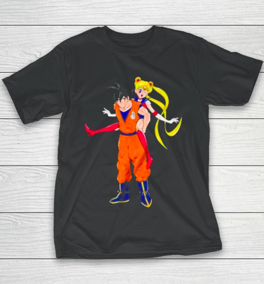 Goku X Usagi Sailor Moon Youth T-Shirt
