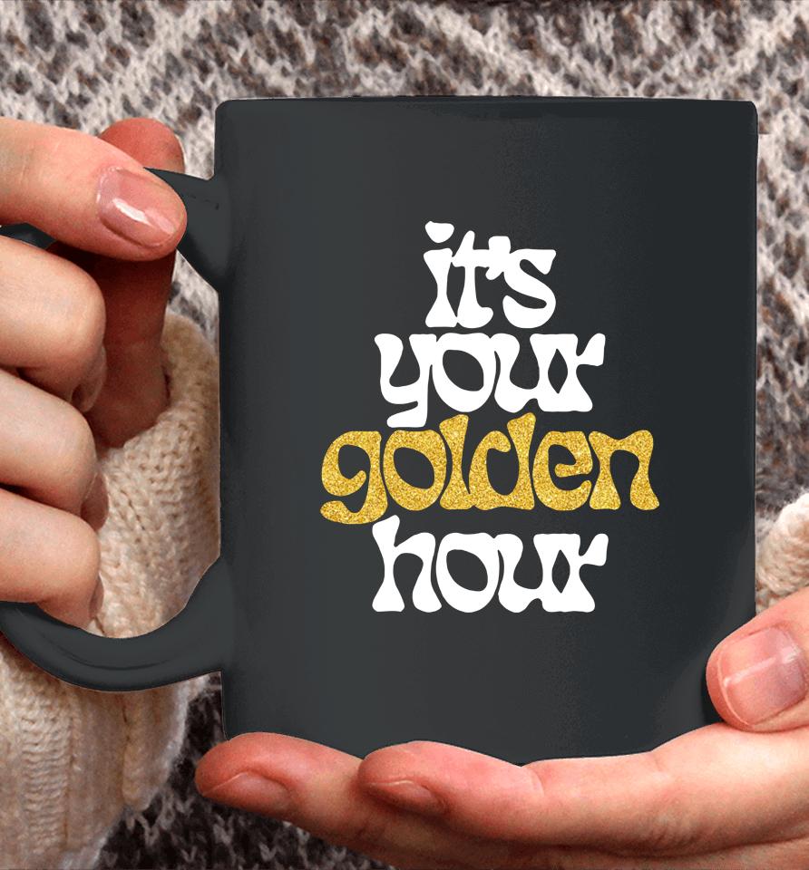 Golden Hour Gold Shimmer Ink Coffee Mug