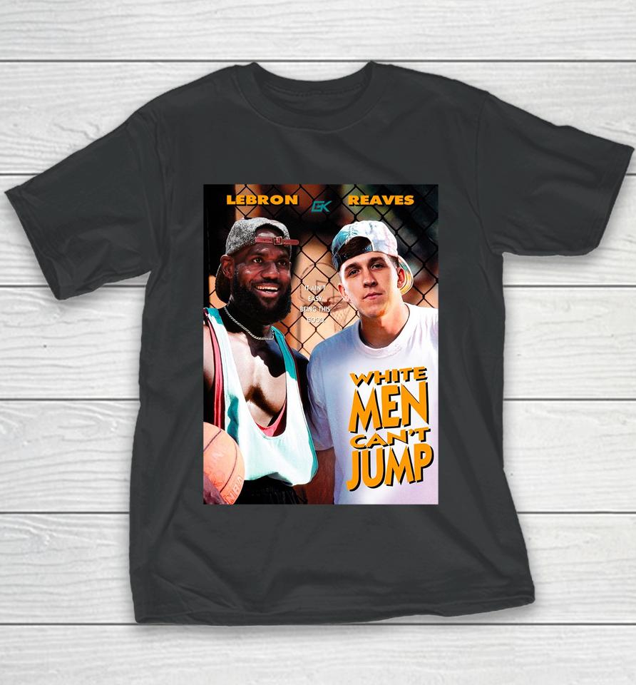Golden Knight Lebron Reaves White Men Cant Jump 2023 Youth T-Shirt