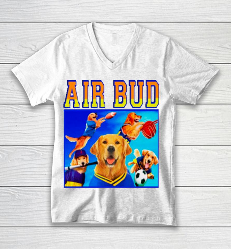Golden Retriever Air Bud Unisex V-Neck T-Shirt