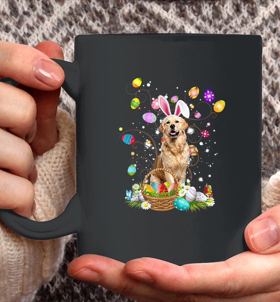 Golden Retriever Dog Ear Easter Day Coffee Mug