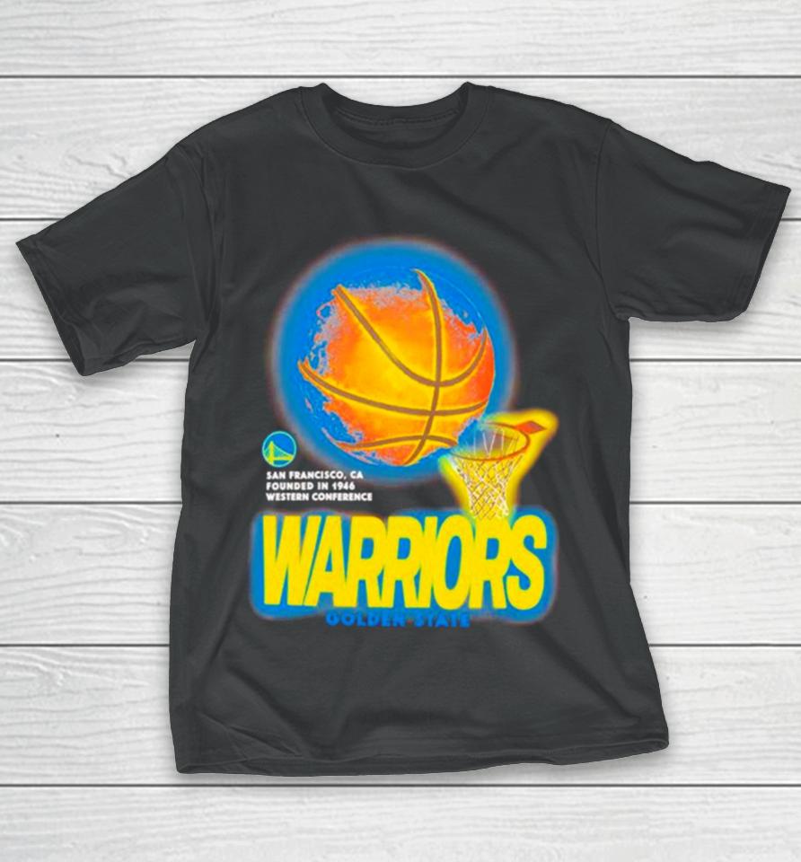 Golden State Warriors Basketball Net Nba Vintage T-Shirt