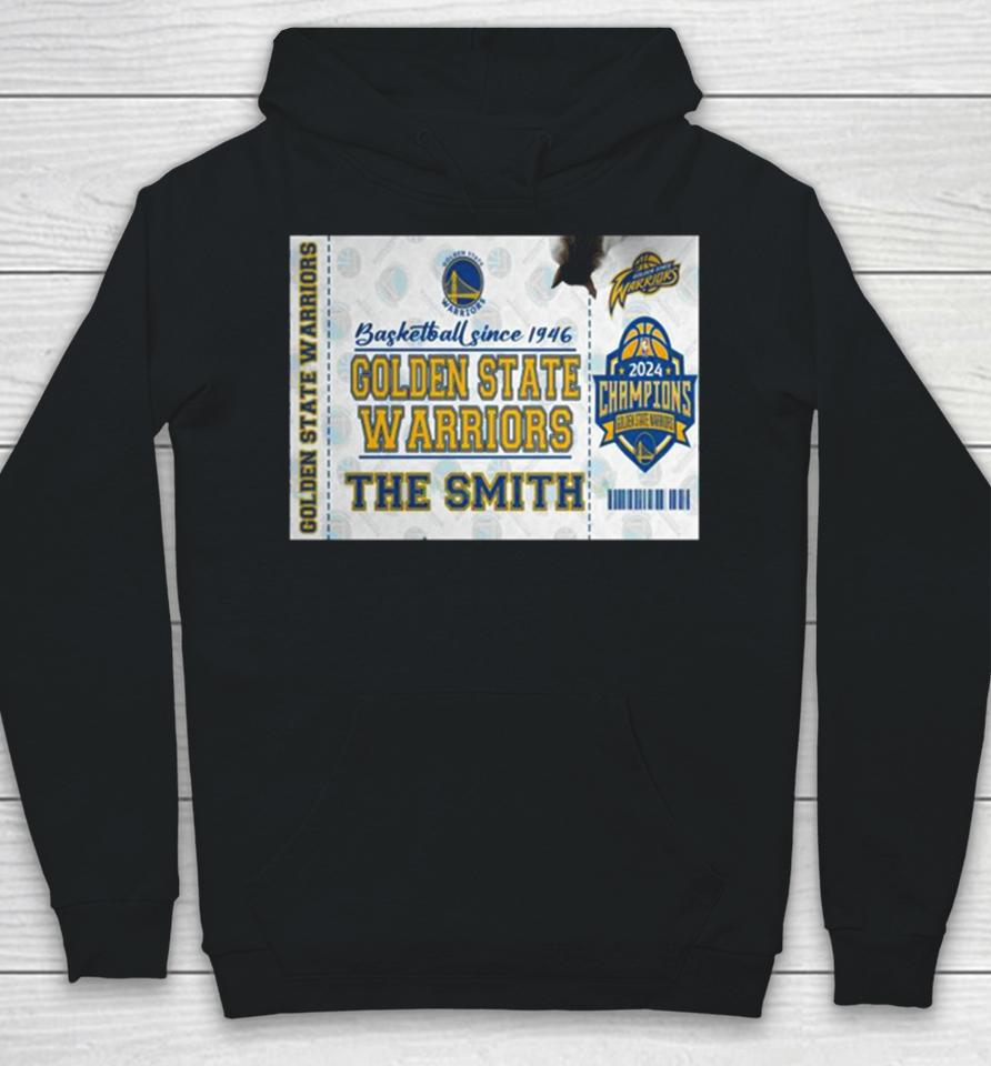 Golden State Warriors Basketball Since 1946 2024 Champions Hoodie