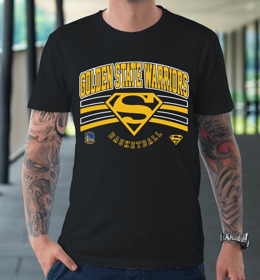 Golden State Warriors Dc Superman Basketball Graphic Logo Premium T-Shirt