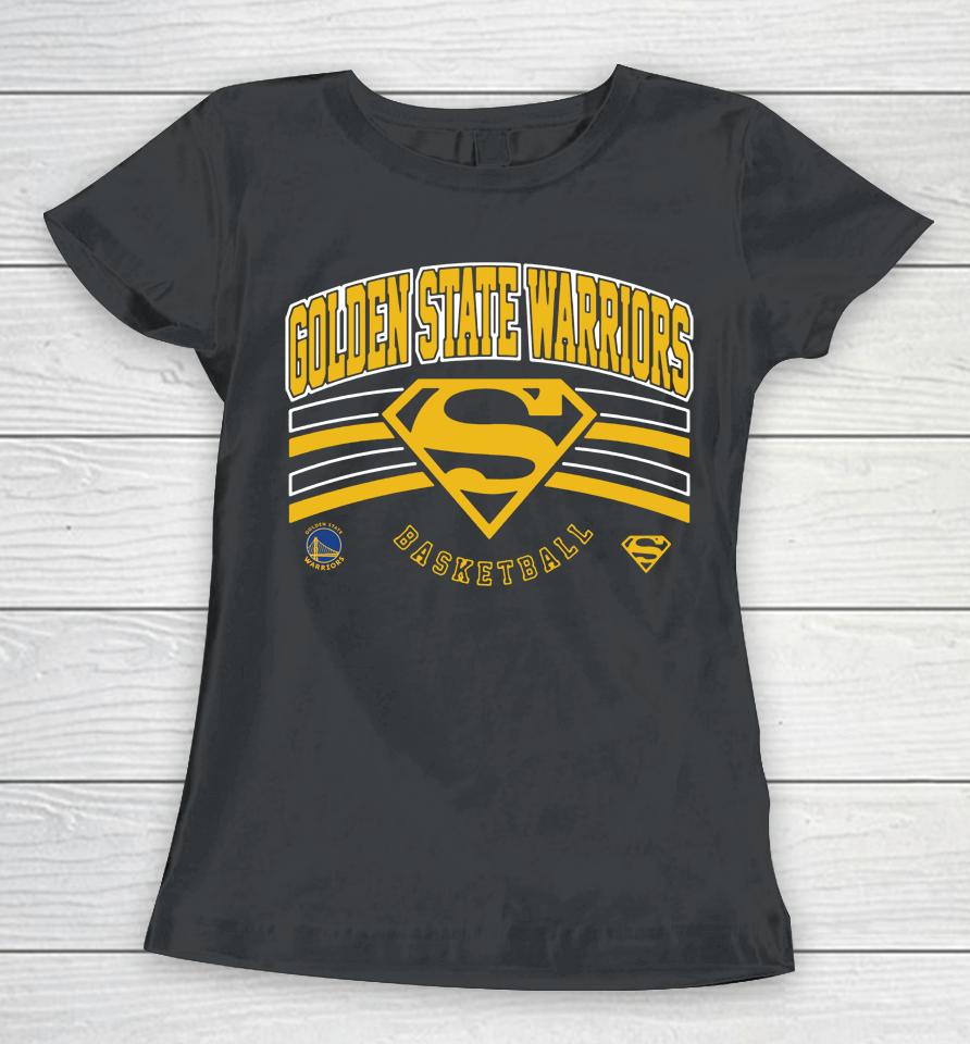 Golden State Warriors Dc Superman Basketball Graphic Logo Women T-Shirt