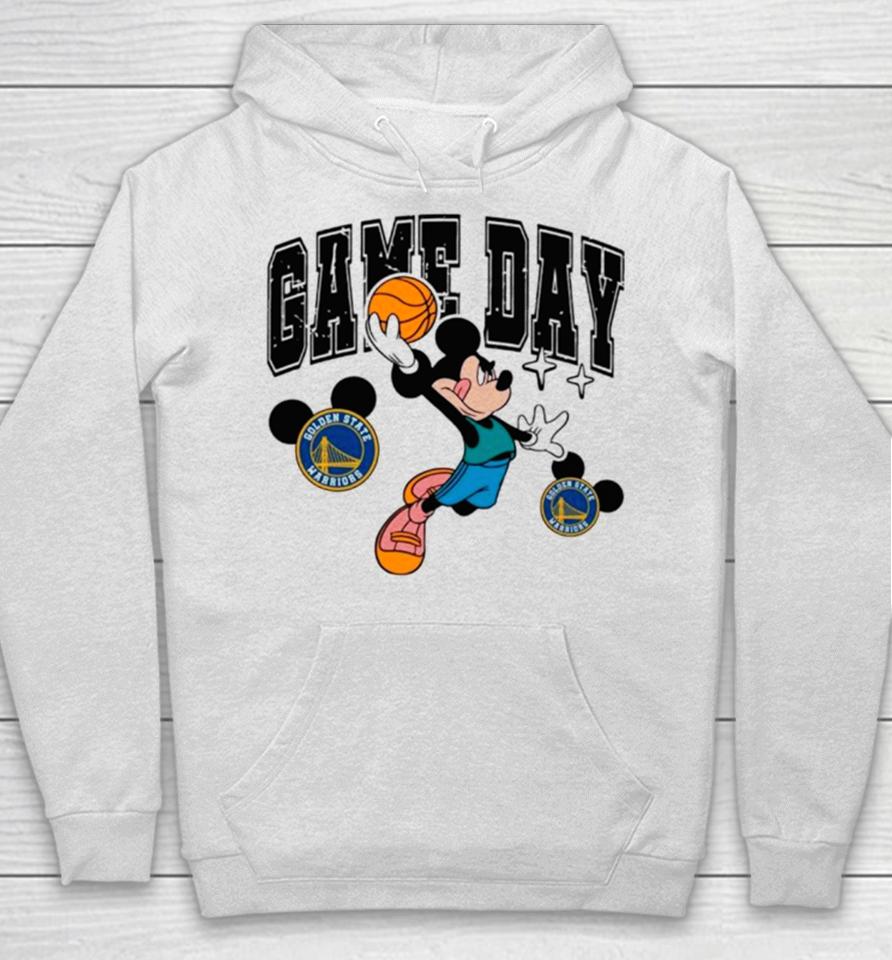 Golden State Warriors Mickey Basketball Game Day Retro Hoodie