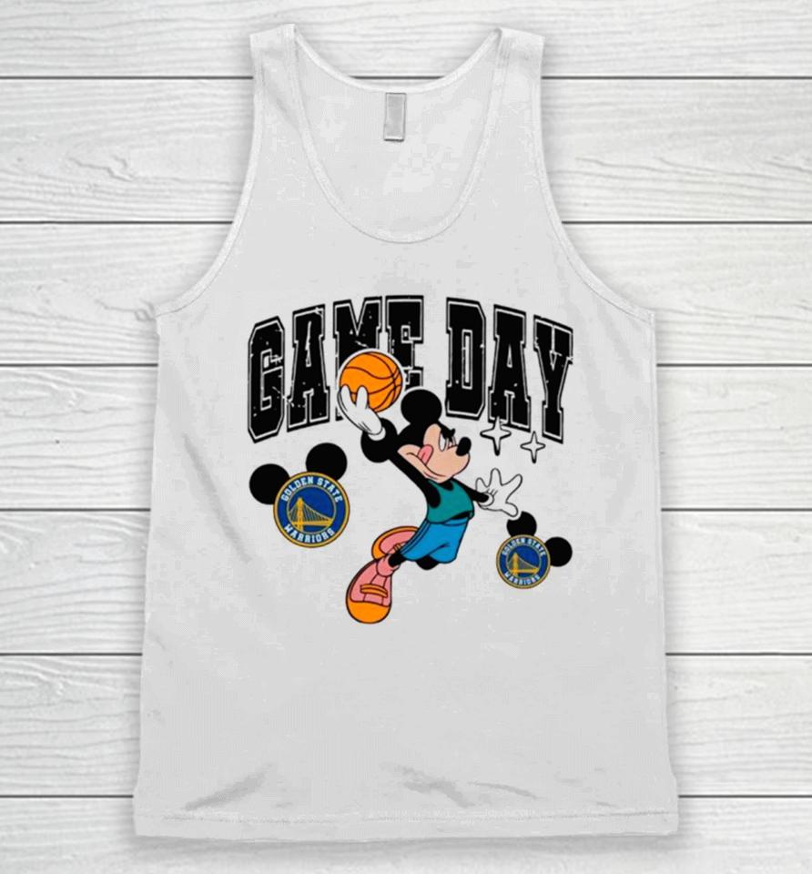 Golden State Warriors Mickey Basketball Game Day Retro Unisex Tank Top