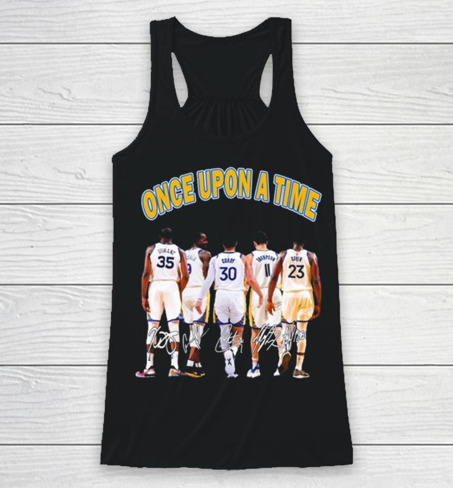 Golden State Warriors Once Upon A Time Signatures Shirtshirts Racerback Tank