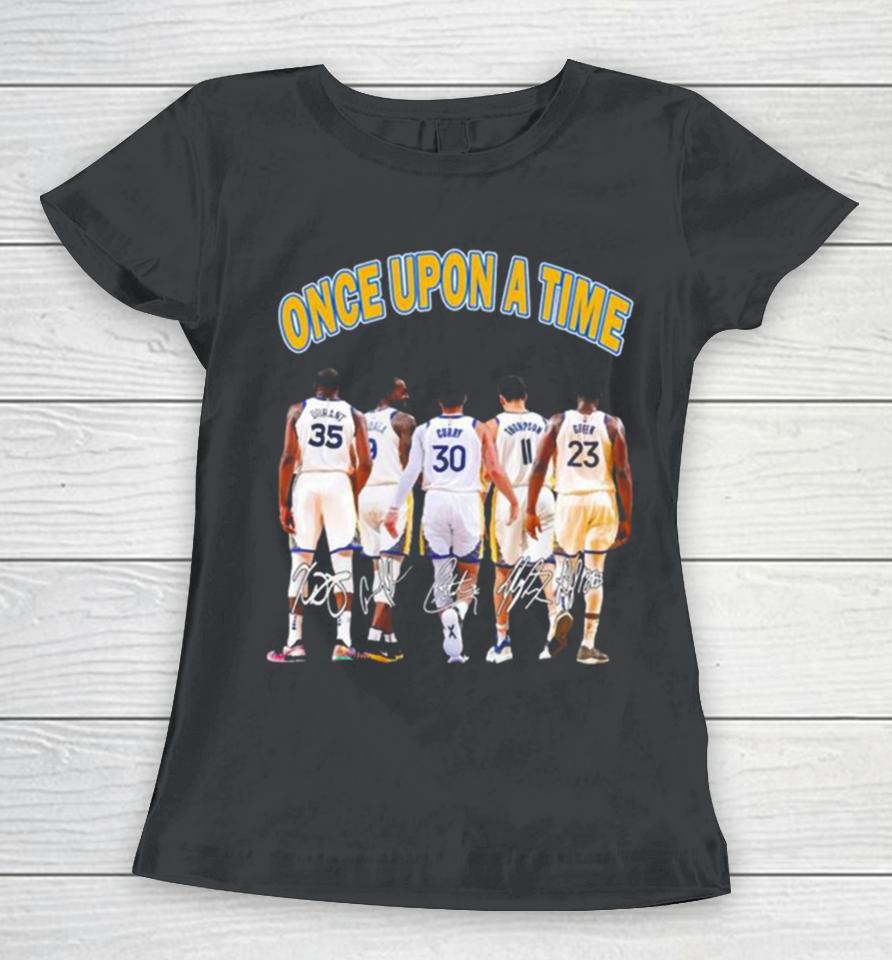 Golden State Warriors Once Upon A Time Signatures Shirtshirts Women T-Shirt