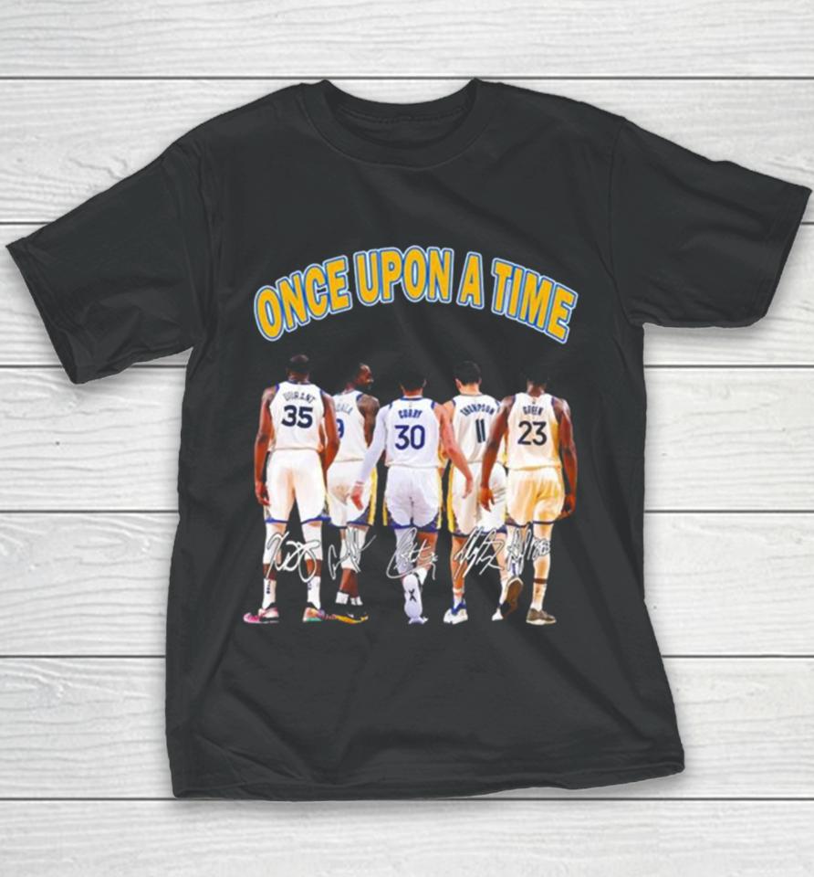 Golden State Warriors Once Upon A Time Signatures Shirtshirts Youth T-Shirt