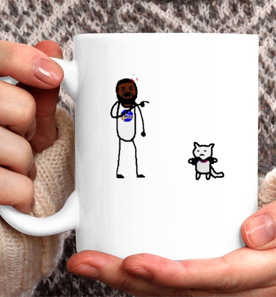 Golden State Warriors Paint Cat Draymond Mean Coffee Mug