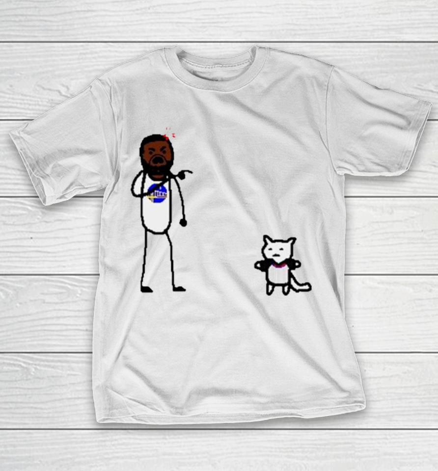 Golden State Warriors Paint Cat Draymond Mean T-Shirt