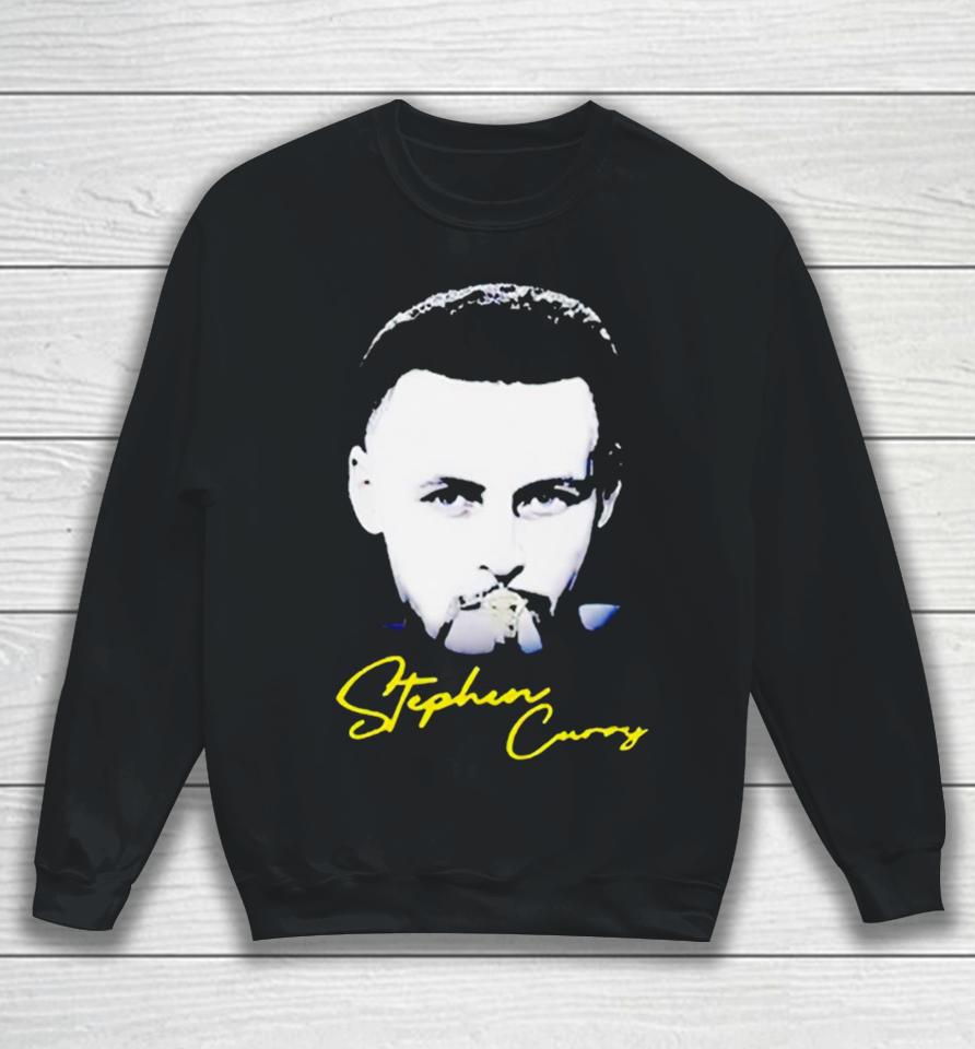 Golden State Warriors Stephen Curry Face Sweatshirt