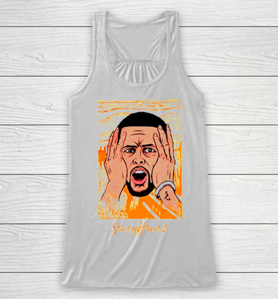 Golden State Warriors Stephen Curry Scary Hours Racerback Tank