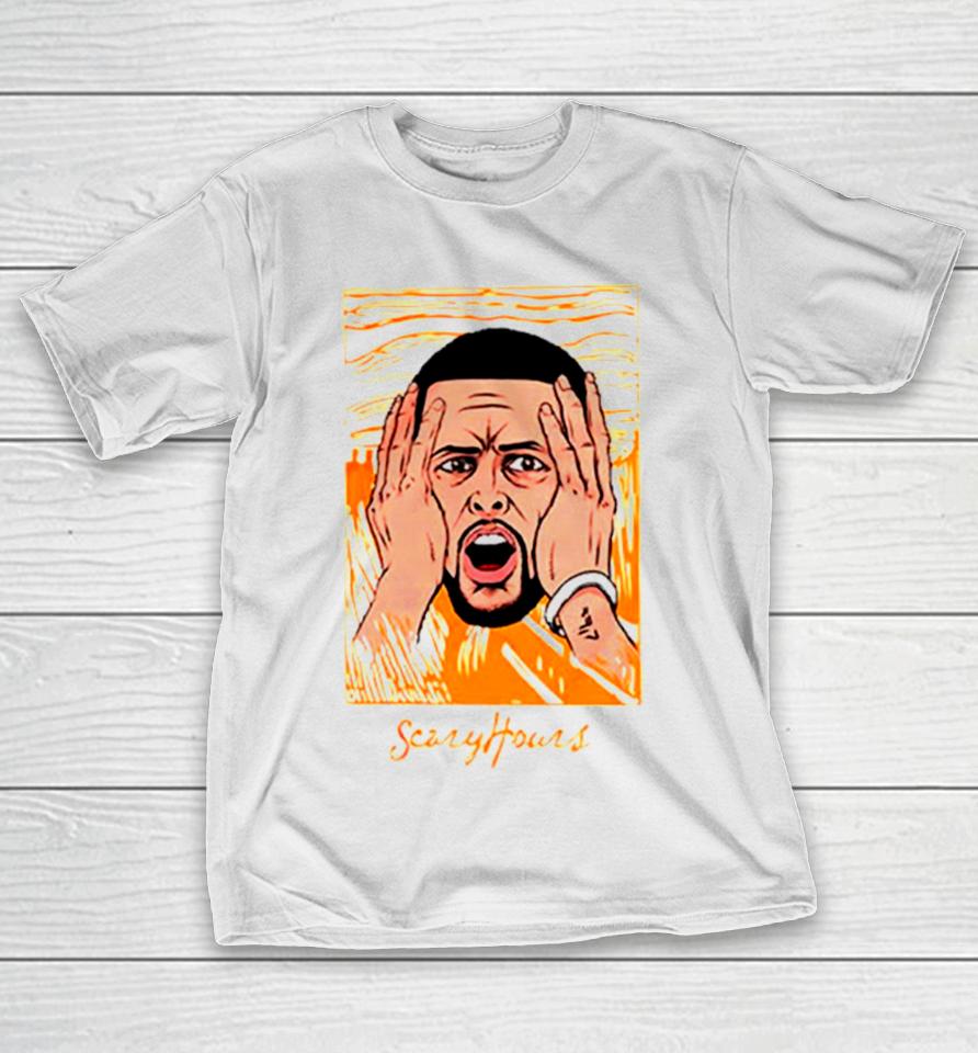 Golden State Warriors Stephen Curry Scary Hours T-Shirt