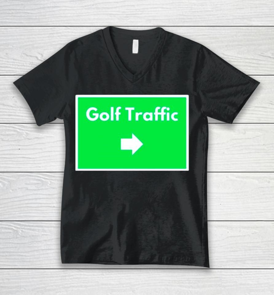 Golf Traffic Golf Week Masters Unisex V-Neck T-Shirt