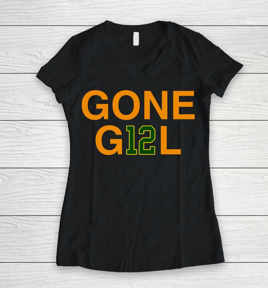 Gone G12L Women V-Neck T-Shirt
