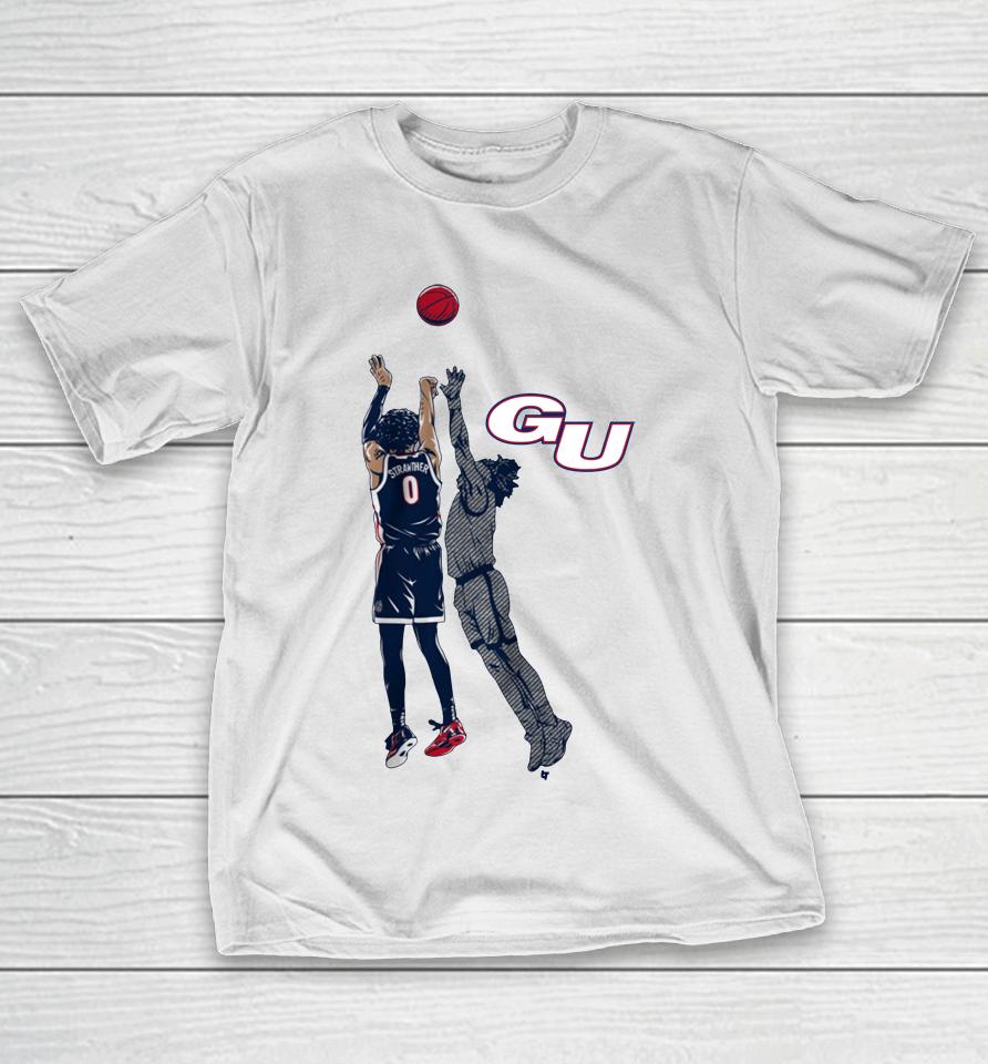 Gonzaga Basketball Julian Strawther The Shot T-Shirt